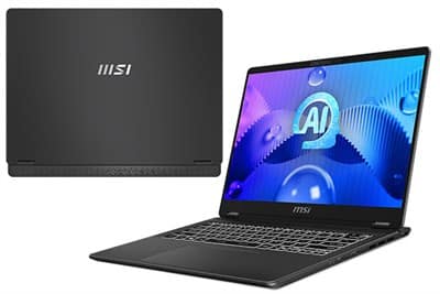 Laptop MSI Prestige 14 AI Studio C1UDXG Ultra 7 155H/16GB/1TB/6GB RTX3050/144Hz/Túi/Win11 (058VN)