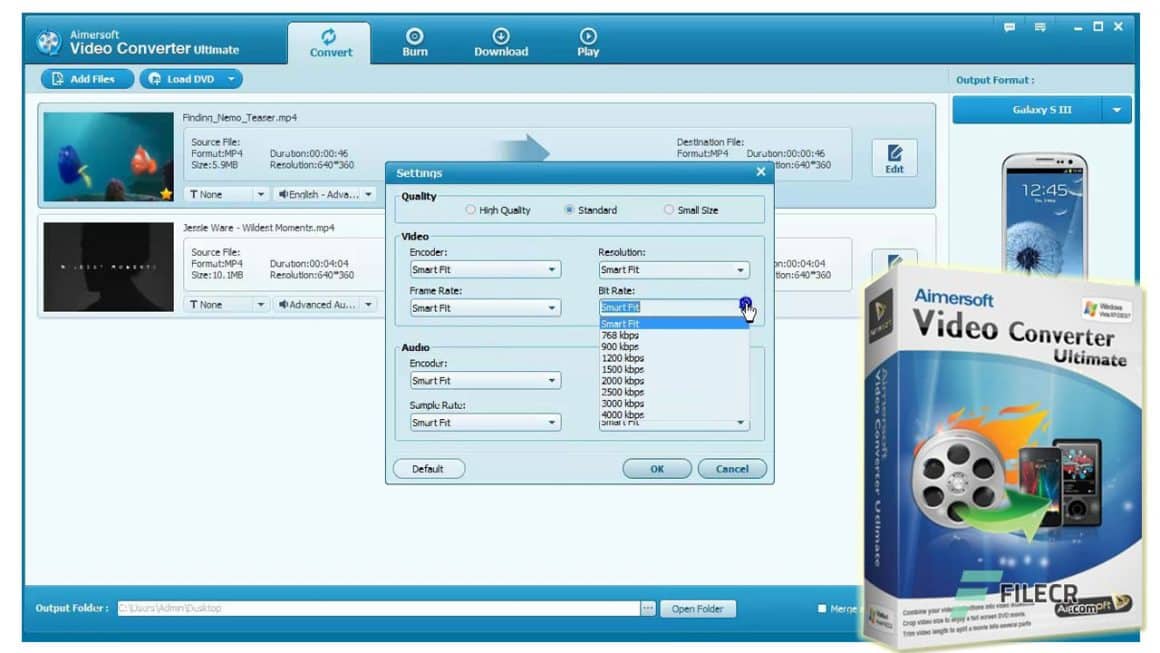 Tải Aimersoft Video Converter Ultimate 11.7.4.3 Miễn Phí