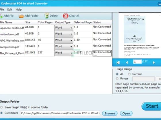 Tải Coolmuster PDF to Word Converter 2.2.30 Miễn Phí
