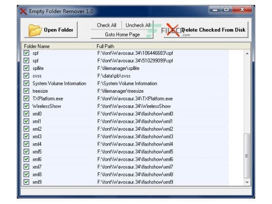Tải FMS Empty Folder Remover 2.0.8 Miễn Phí