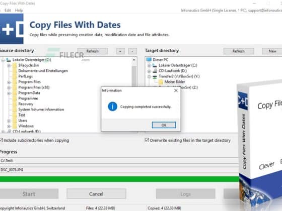 Tải Infonautics Copy Files With Dates 1.15 Miễn Phí