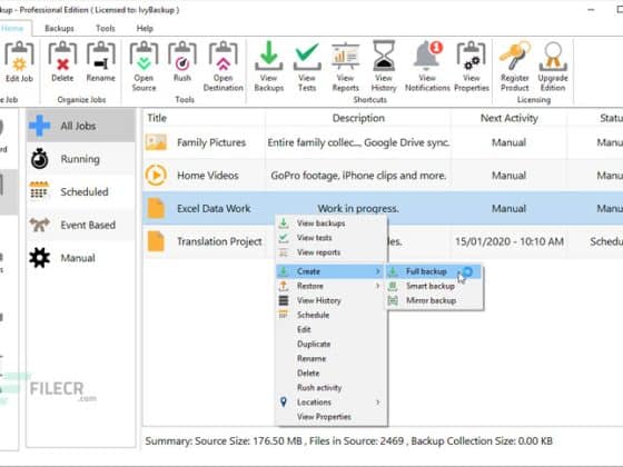 Tải IvyBackup Pro 3.2.0 Rev 40100 Miễn Phí