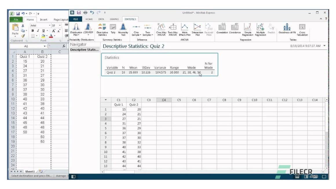 Tải Minitab Express 1.5.2 Miễn Phí