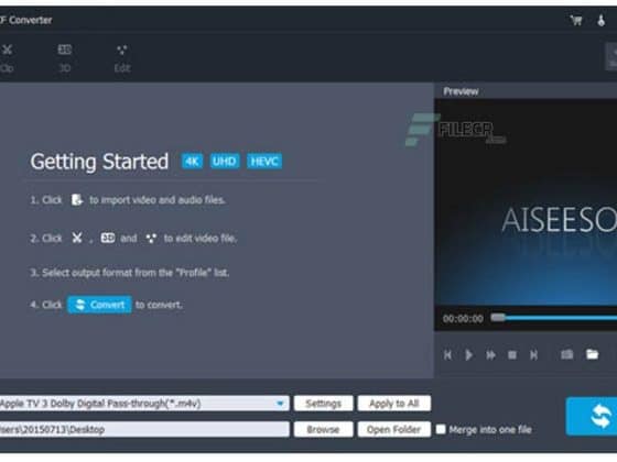 Tải Aiseesoft MXF Converter 9.2.38 Miễn Phí