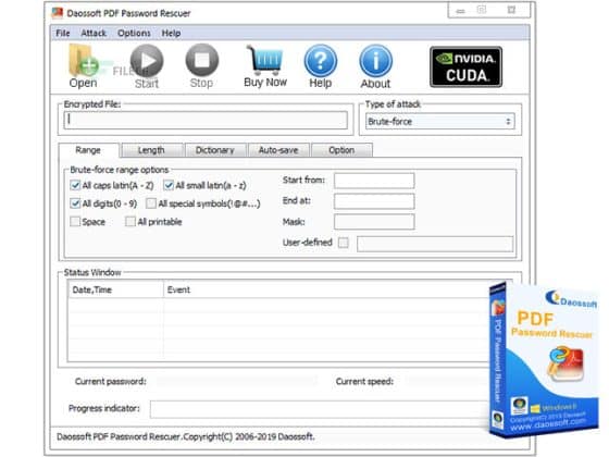 Tải Daossoft PDF Password Rescuer 7.0.1.1 Miễn Phí