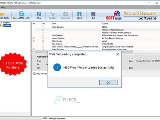 Tải eSoftTools MSG to PST Converter 2.5 Miễn Phí