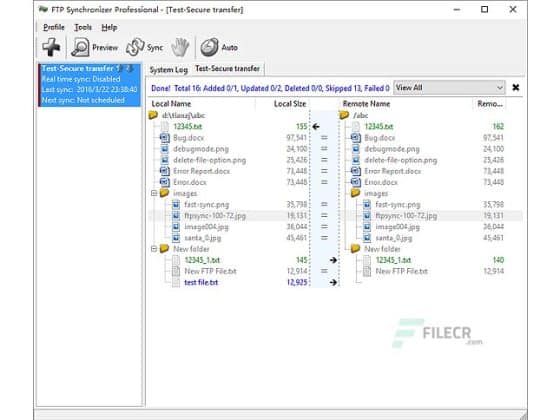 Tải FTP Synchronizer Professional 8.1.30.1393 Miễn Phí