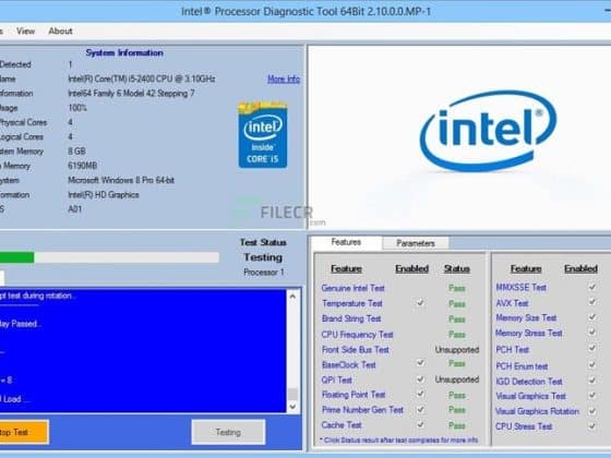 Tải Intel Processor Diagnostic Tool 4.1.9.41 Miễn Phí