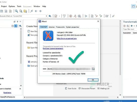 Tải Oxygen XML Editor 26.0 Miễn Phí