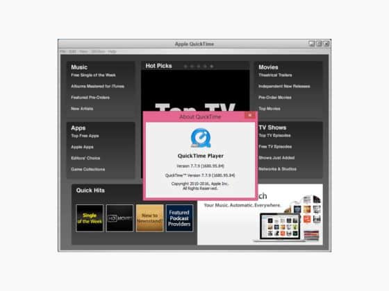 Tải QuickTime Player Pro 7.7.9 Miễn Phí