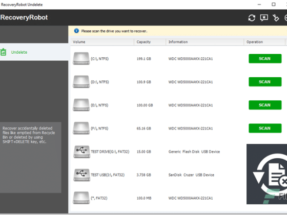 Tải RecoveryRobot Undelete Expert 1.3.3 Miễn Phí