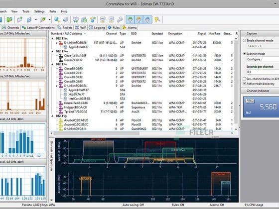 Tải TamoSoft CommView for WiFi 7.3.909 Miễn Phí