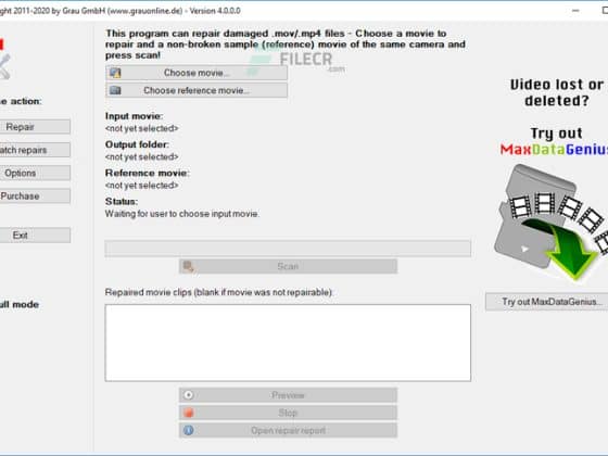 Tải Video Repair Tool 4.0.0.0 Miễn Phí