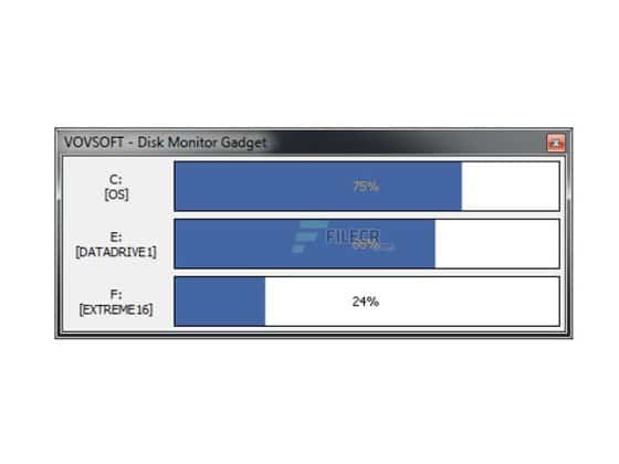 Tải Vovsoft Disk Monitor Gadget 1.5 Miễn Phí