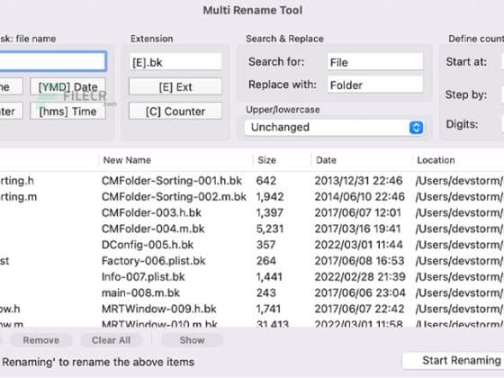 Tải Multi Rename Tool 2.5 Miễn Phí