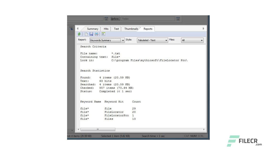 Tải Mythicsoft FileLocator Lite 2022.3504 Miễn Phí