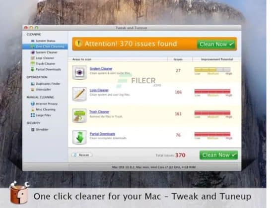 Tải Tweak and Tuneup 4.3.0 Miễn Phí