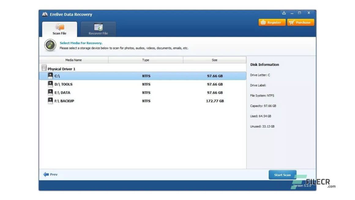 Erelive Data Recovery 6.6.0.0 Download Miễn Phí