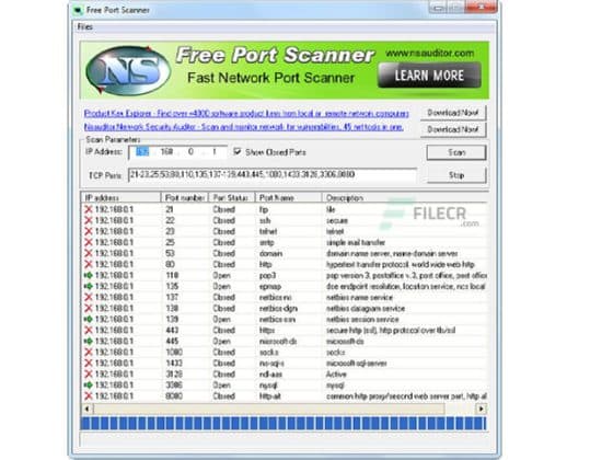 Free Port Scanner 3.6.4 Download Miễn Phí