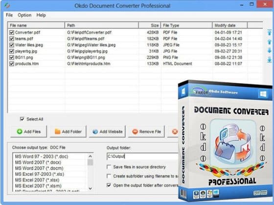 Okdo Document Converter Professional 6.0 Download Miễn Phí