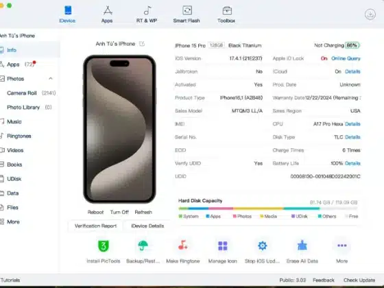 Tải 3uTools for Mac Miễn Phí