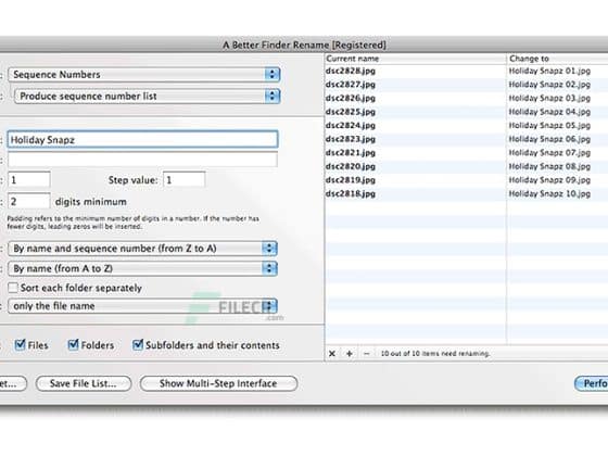 Tải A Better Finder Rename 12.12 Miễn Phí
