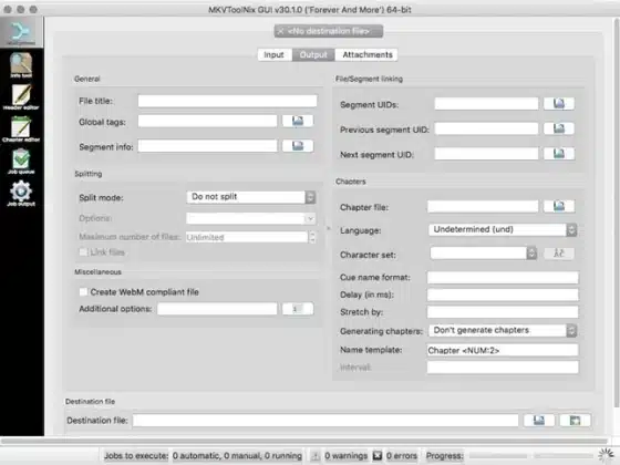 Tải MKVToolNix 89.0 Miễn Phí