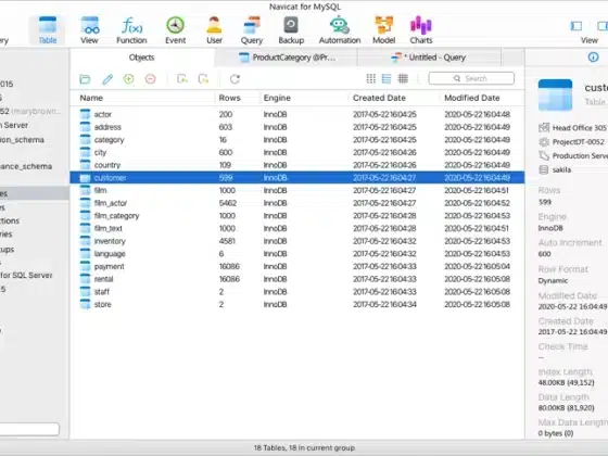 Tải Navicat for MySQL 17.1.6 Miễn Phí