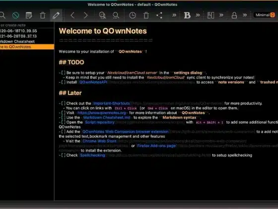 Tải QOwnNotes 25.2.1 Miễn Phí