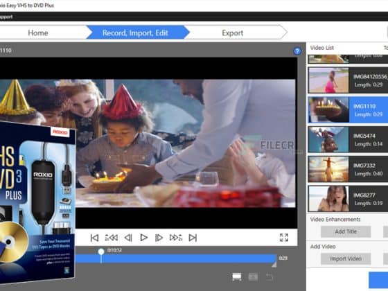Tải Roxio Easy VHS to DVD Plus 4.0.10 Miễn Phí