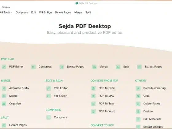 Tải Sejda PDF Desktop 7.6.8 Miễn Phí