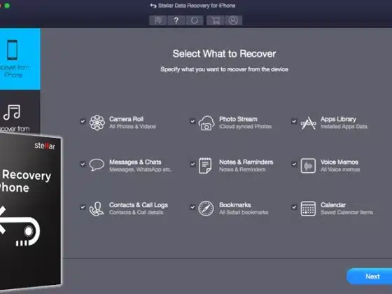 Tải Stellar iPhone Data Recovery Miễn Phí
