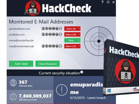 Abelssoft HackCheck 2025 v7.01.60316 Download Miễn Phí