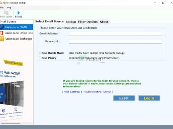 Advik Rackspace Backup 4.0 Download Miễn Phí