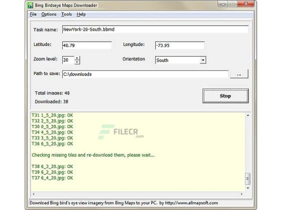 AllMapSoft Bing Birdseye Maps Downloader 5.21 Download Miễn Phí