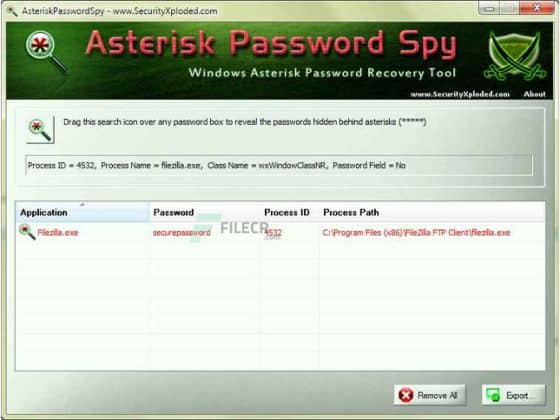 Asterisk Password Spy 12.0 Download Miễn Phí
