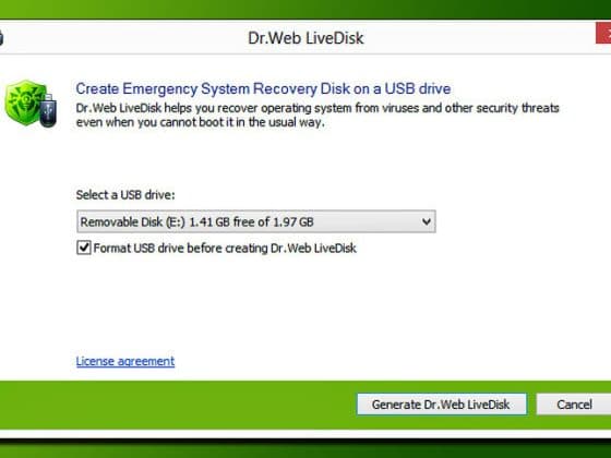 Dr.Web LiveDisk 9.0.1.4130 Download Miễn Phí