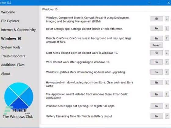FixWin 11 v11.1 Download Miễn Phí