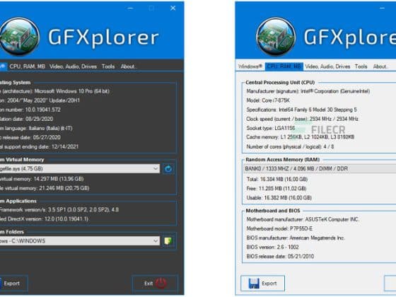 GFXplorer 3.16.1.1832 Download Miễn Phí