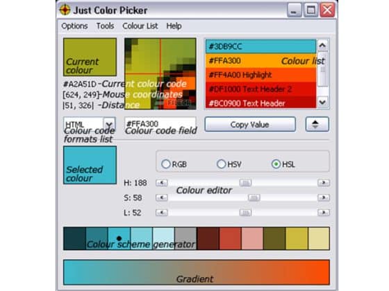 Just Color Picker 6.1 Download Miễn Phí