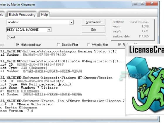 LicenseCrawler 2.15.2842 Download Miễn Phí