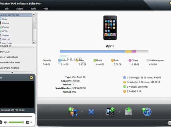 mediAvatar iPod Software Suite Pro 5.7.36 Download Miễn Phí