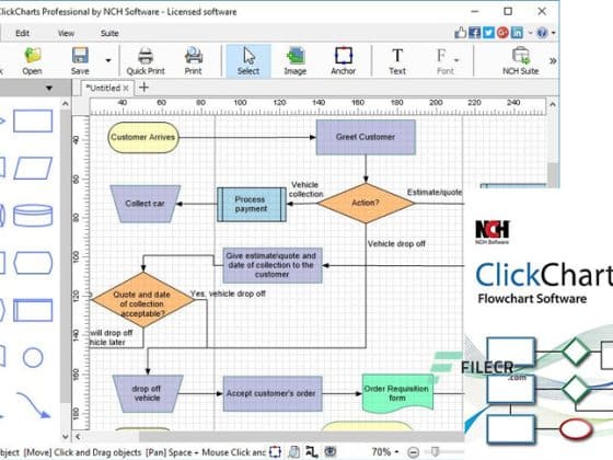 NCH ClickCharts Pro 9.57 Download Miễn Phí