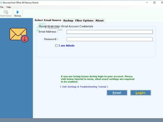 RecoveryTools Office 365 Backup Wizard 6.7 Download Miễn Phí