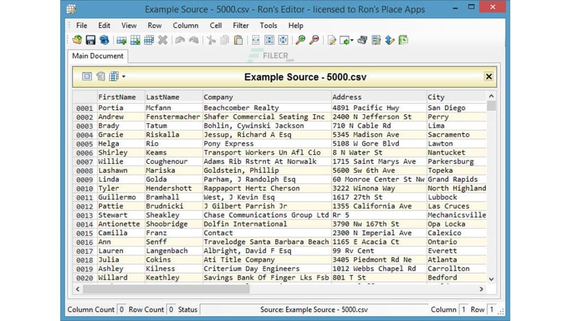 Rons CSV Editor 2023.05.19.1414 Download Miễn Phí