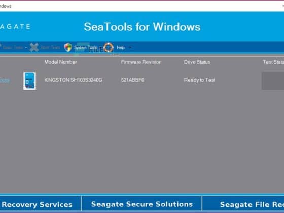 Seagate SeaTools for Windows 5.1.249 Download Miễn Phí