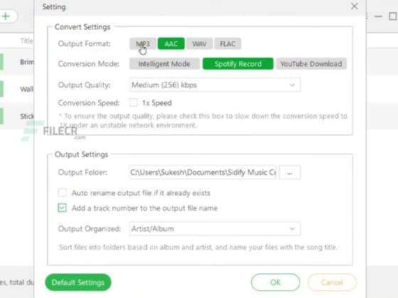 Sidify Music Converter 2.6.5.1538 Download Miễn Phí