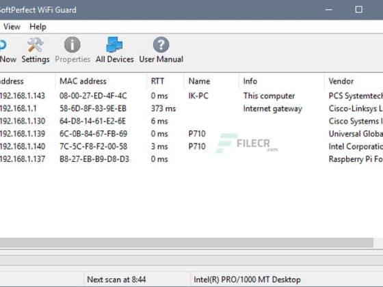 SoftPerfect WiFi Guard 2.2.4 Download Miễn Phí