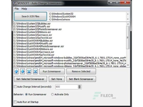 VovSoft Auto Change Screensavers 1.7 Download Miễn Phí