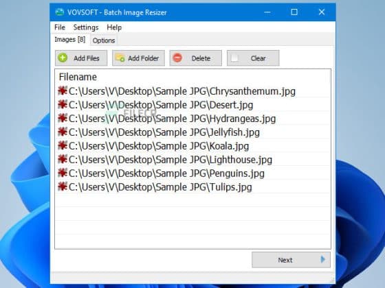 Vovsoft Batch Image Resizer 2.2 Download Miễn Phí
